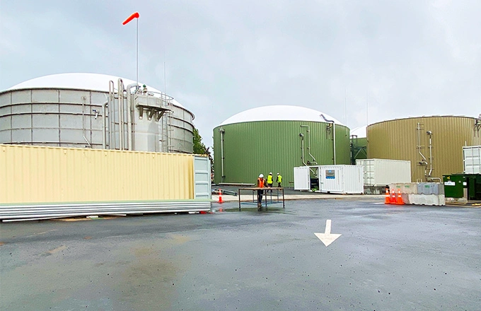 Selandia Baru | Proyek tanaman Biogas Ecogas
