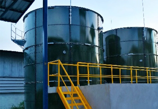Aplikasi UASB anaerob Biogas Digester tank dalam perawatan air Cod tinggi